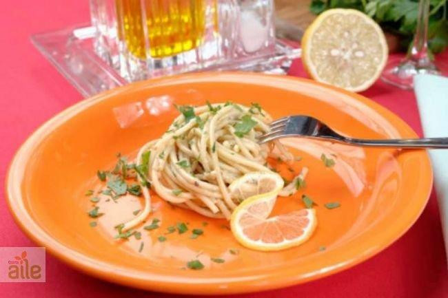 Limonlu spagetti tarifi