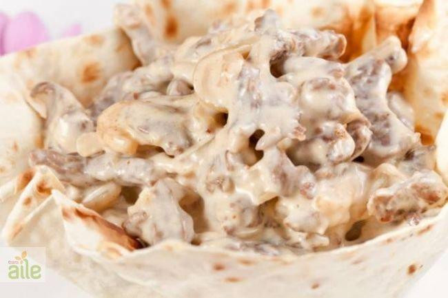 Mantarlı milföy pidesi tarifi