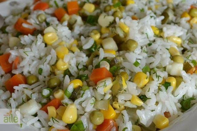 Pirinçli mezgit salatası tarifi