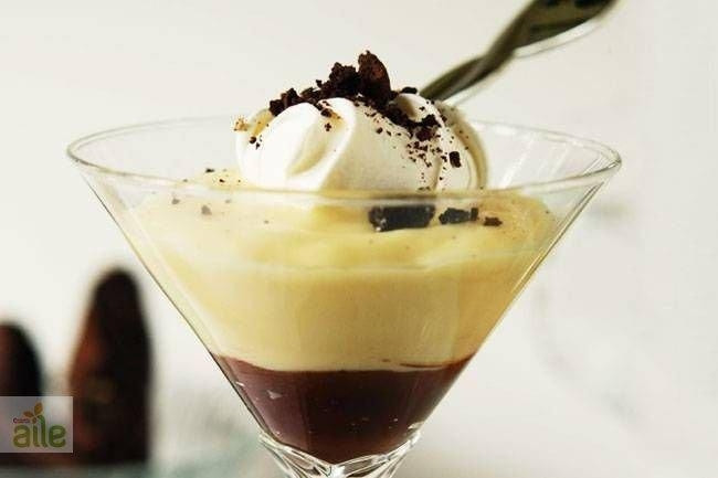 İki renkli puding tarifi
