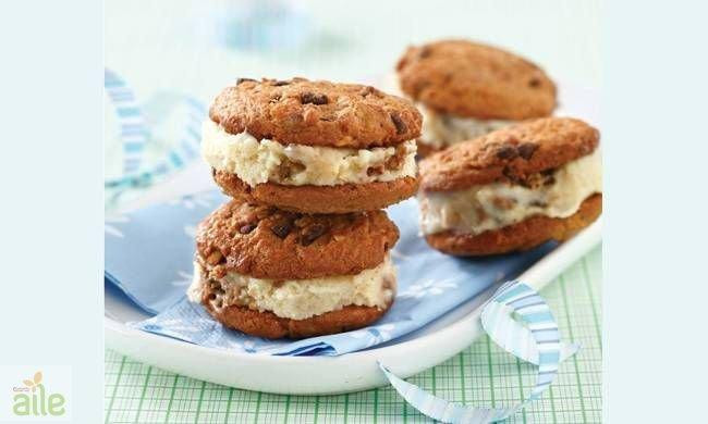 Kurabiyeli dondurma tarifi