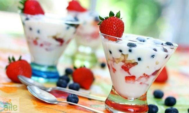 Meyveli parfe tarifi