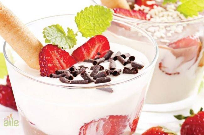 Meyveli su muhallebisi kup tarifi