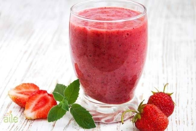 Çilekli smoothie tarifi