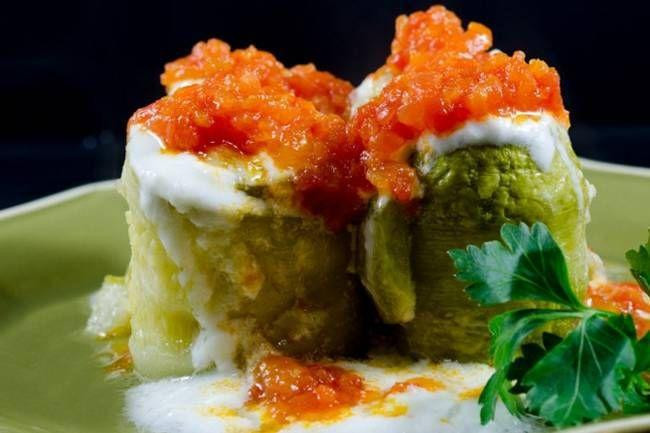 Bulgurlu kabak sarması tarifi