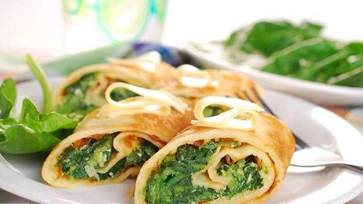 Ispanaklı krep tarifi