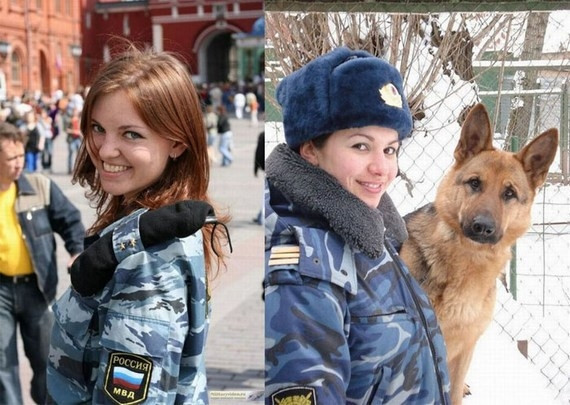 Rusya’nın model görünümlü kadın polisleri: ‘Tutukla beni’ diye laf atanlar oluyor