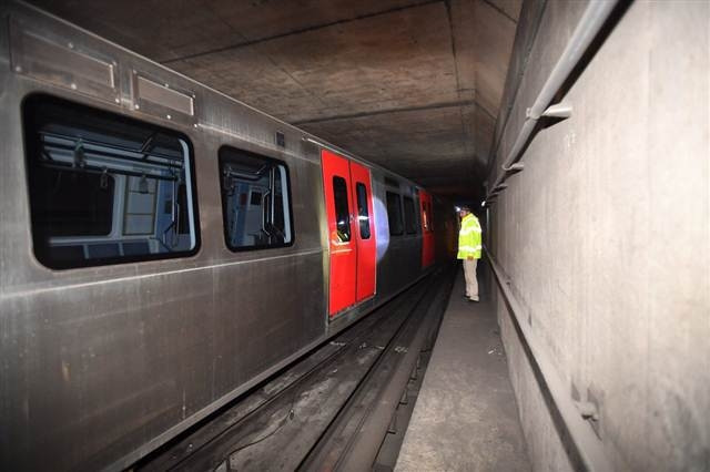 Ankara metrosunda kaza