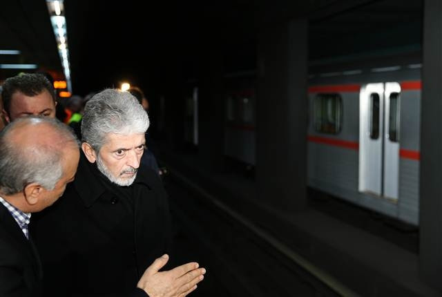 Ankara metrosunda kaza