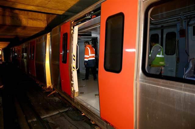Ankara metrosunda kaza