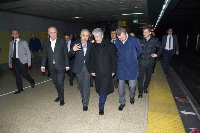 Ankara metrosunda kaza