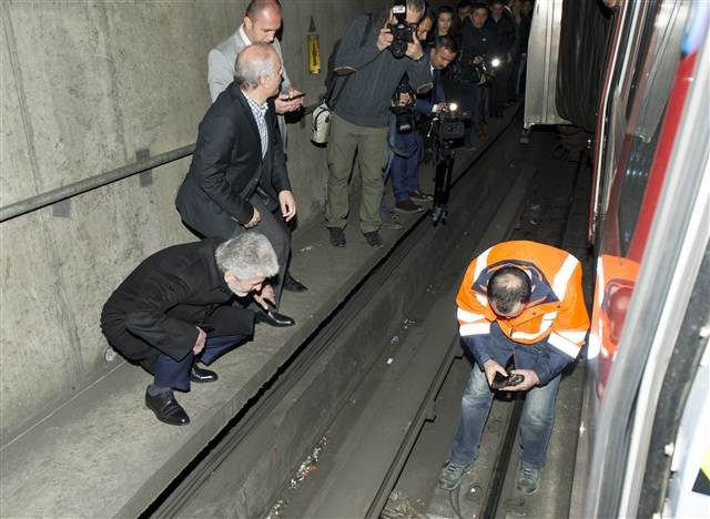 Ankara metrosunda kaza