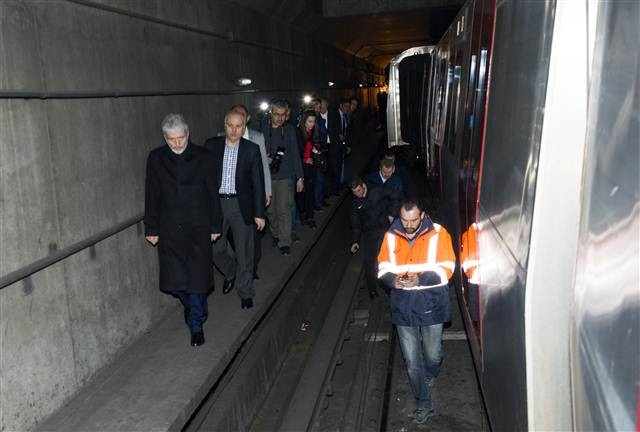 Ankara metrosunda kaza