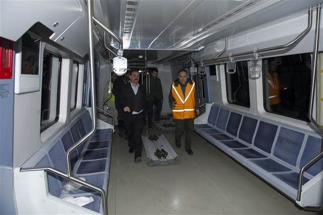 Ankara metrosunda kaza