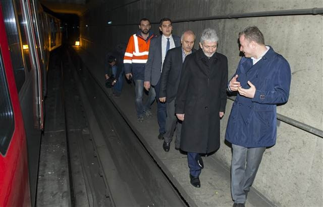 Ankara metrosunda kaza