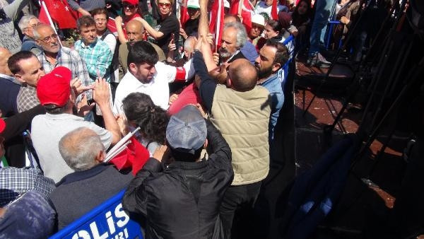 CHP’nin Çorum mitinginde olay