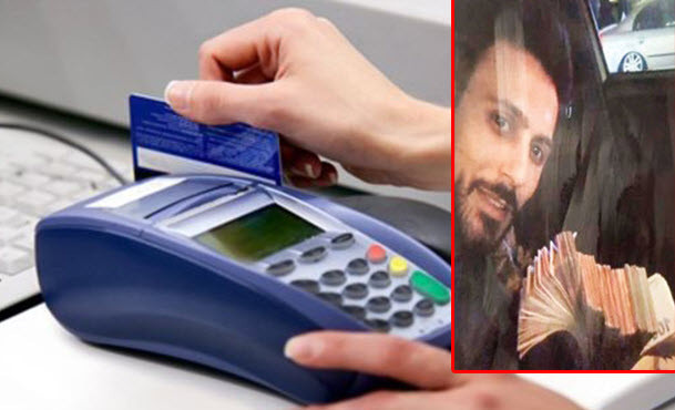 Kredi kartlarını kopyalayıp 3 milyon liralık vurgun yaptı, Balide yakayı ele verdi