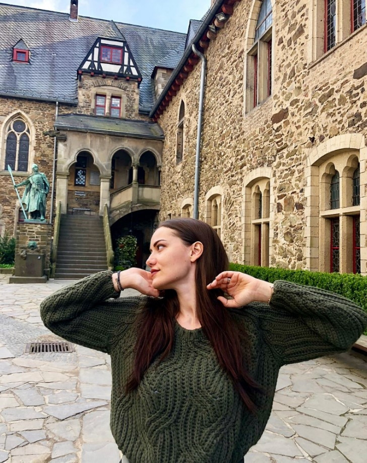 Fahriye tatilde