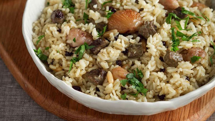 Kestaneli iç pilav tarifi