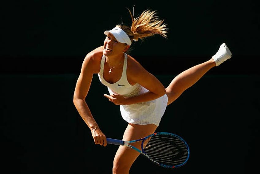 Sharapova çıldırdı İspanya elenince...