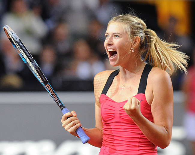 Sharapova çıldırdı İspanya elenince...