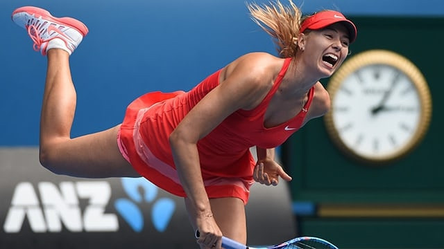 Sharapova çıldırdı İspanya elenince...