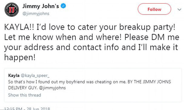 Kurye aldatan sevgiliyi ifşa etti