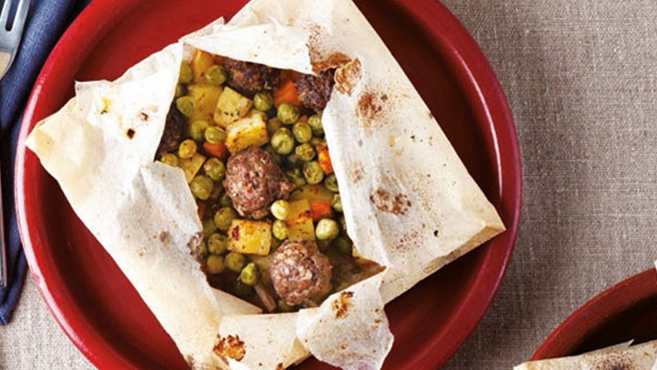 Köfteli kağıt kebabı tarifi