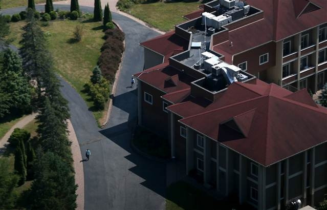 FETÖ kampı havadan görüntülendi