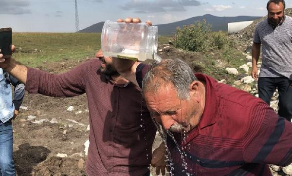 Çocuklar buldu, köylüler kendinden geçti