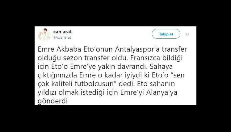 Emre Akbaba kavgası