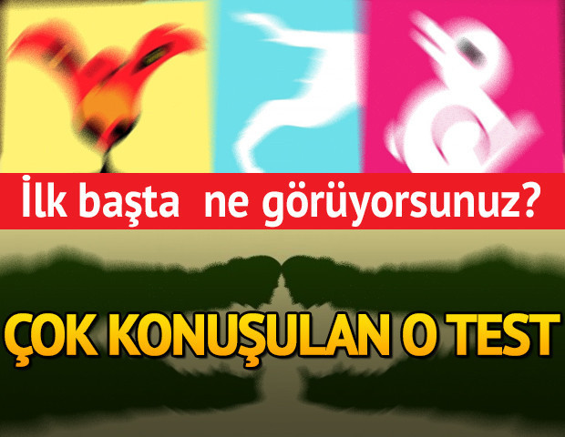İlk başta ne görüyorsunuz Çok konuşulan o test