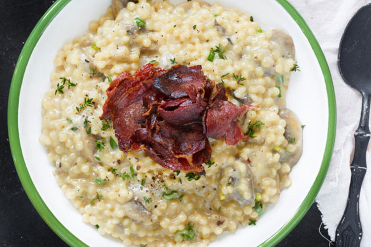 Mantarlı kuskus risotto tarifi