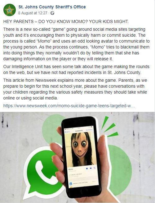 Ölümcül oyun Momonun arkasındaki gerçek ortaya çıktı