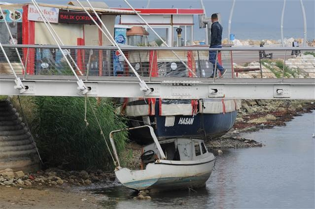 Yalovada deniz suyu 25 metre çekildi