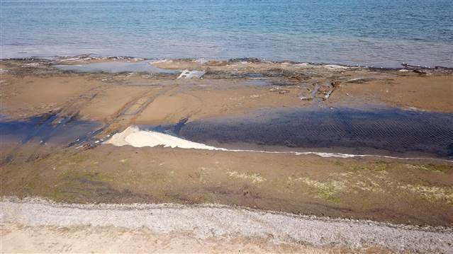 Yalovada deniz suyu 25 metre çekildi
