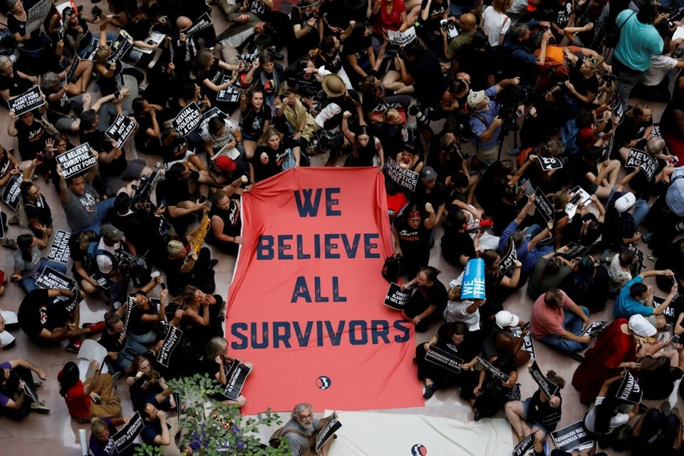 Kavanaugh protestoları... ABD ayakta: Gözaltına alındılar Kavanaugh protestoları... ABD ayakta: Gözaltına alındılar
