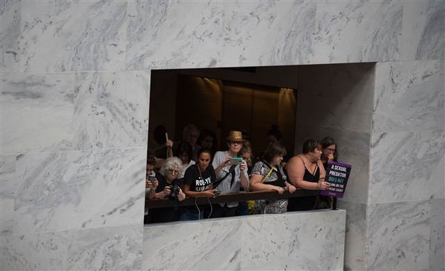 Kavanaugh protestoları... ABD ayakta: Gözaltına alındılar Kavanaugh protestoları... ABD ayakta: Gözaltına alındılar