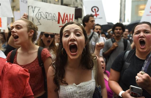 Kavanaugh protestoları... ABD ayakta: Gözaltına alındılar Kavanaugh protestoları... ABD ayakta: Gözaltına alındılar