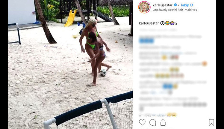 Jelena Karleusa ortalığı salladı Yeni golcümüz ol