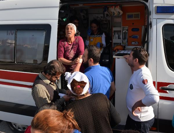 Conolar birbirine girdi Yaralılar var...