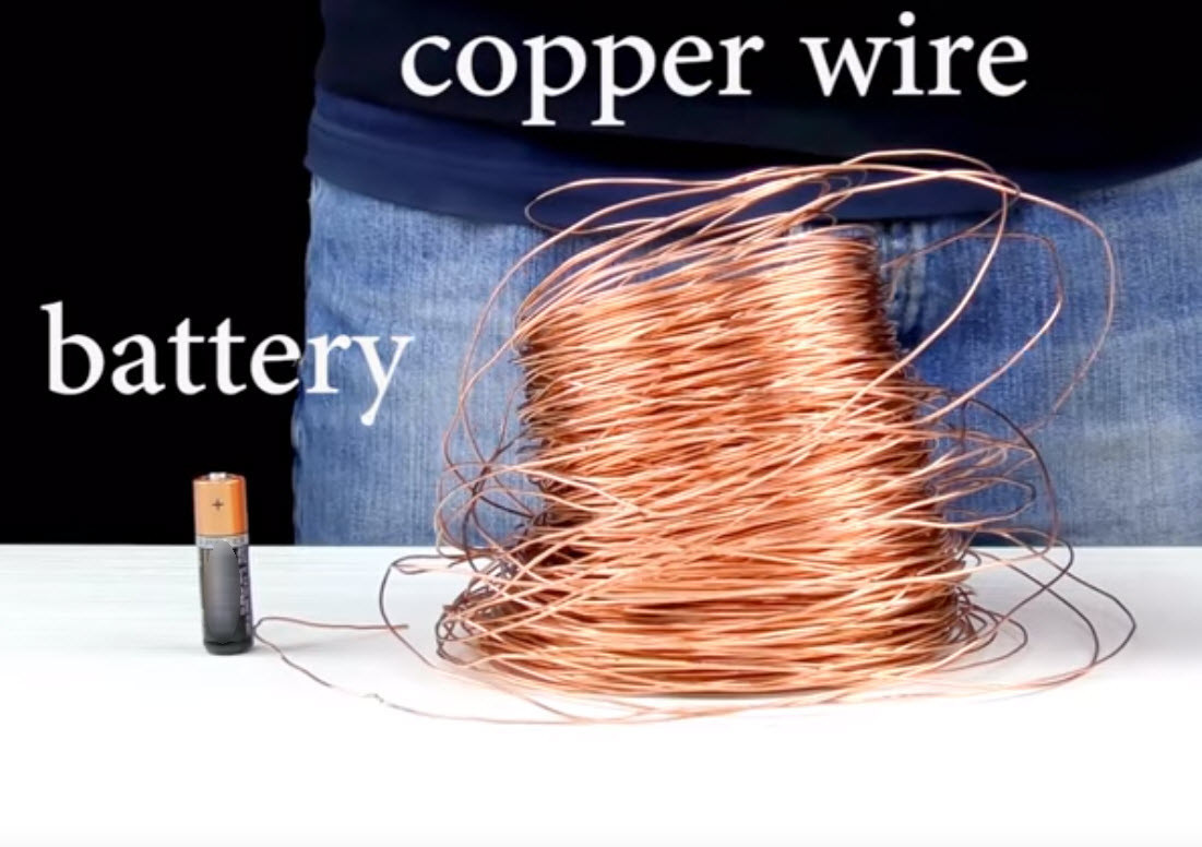 Pil ve bakırı kullanarak öyle bir şey yaptı ki...