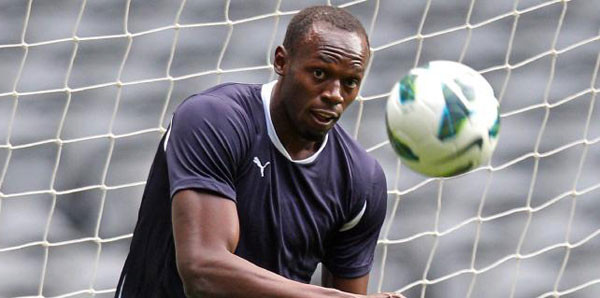 Ve efsane pes etti Usain Bolt...