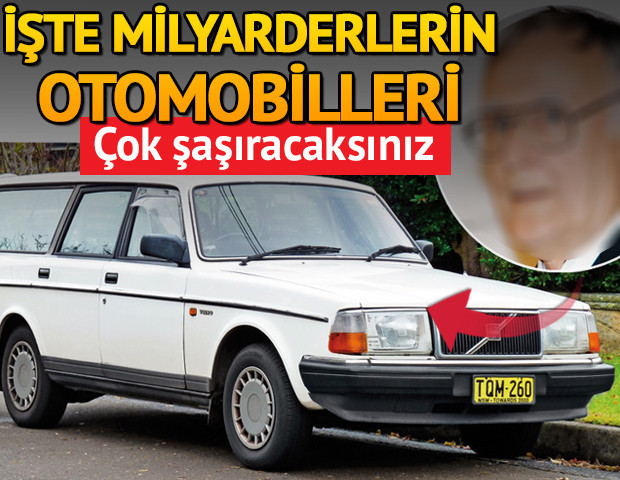 Milyarderlerin otomobilleri Bazısı o kadar ucuz ki çok şaşıracaksınız