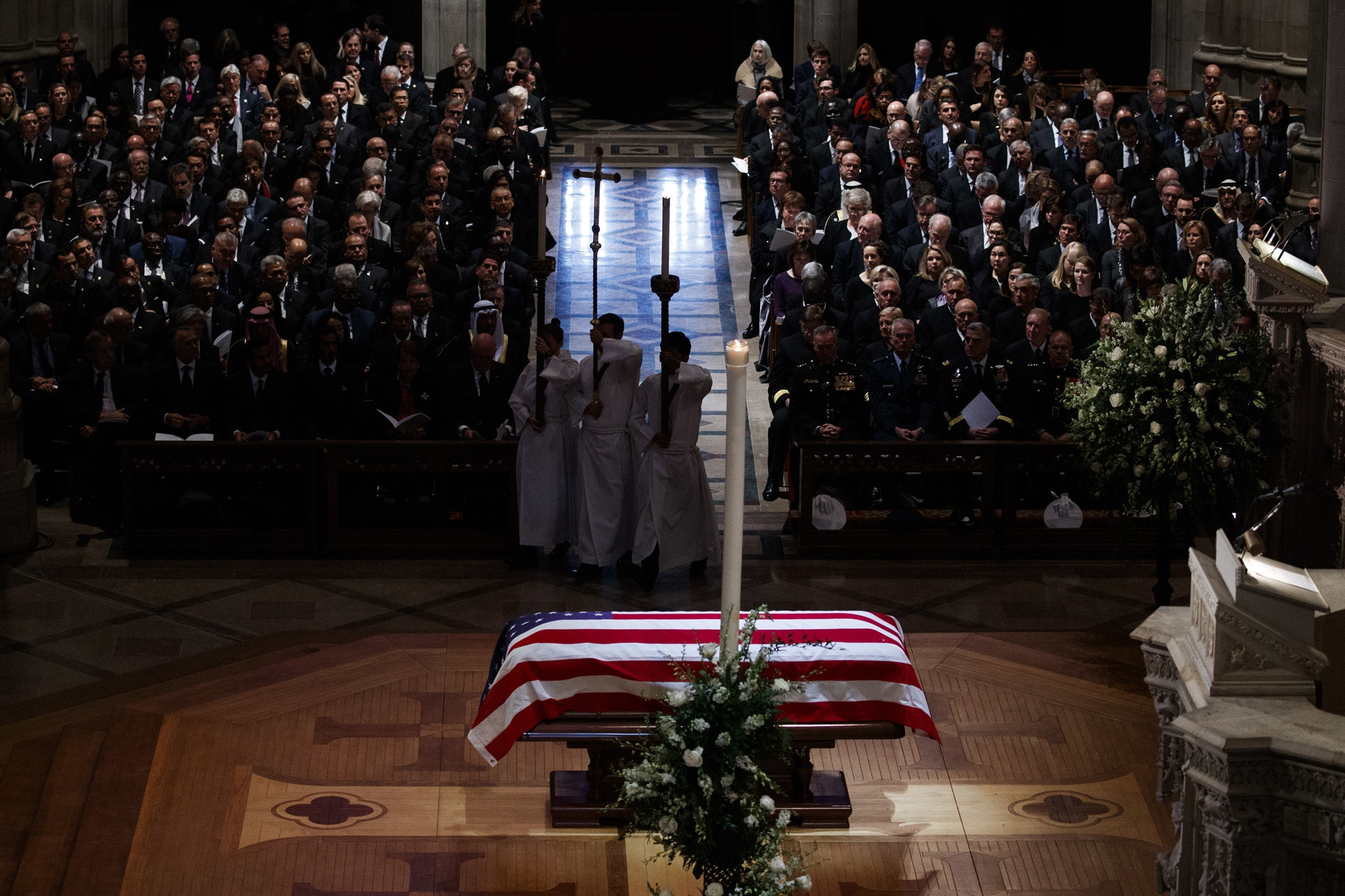 ABD, baba Bush’a veda etti ABD, baba Bush’a veda etti