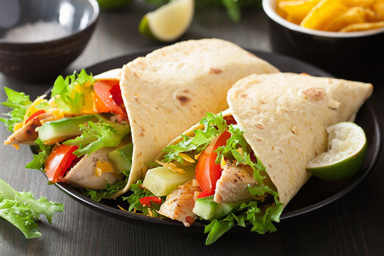 Tavuklu ve biberli wrap tarifi