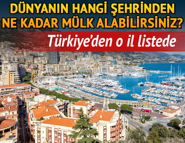 Dünyanın hangi şehrinden ne kadar mülk alabilirsiniz Türkiyeden o il listede