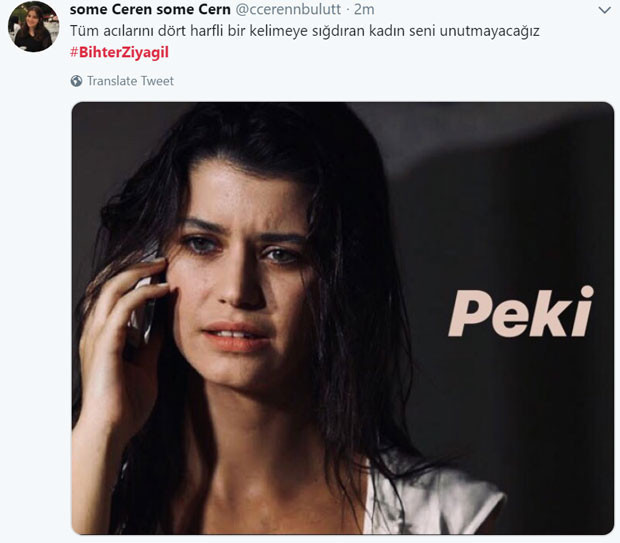 Her acısını bir peki ye sığdıran kadın
