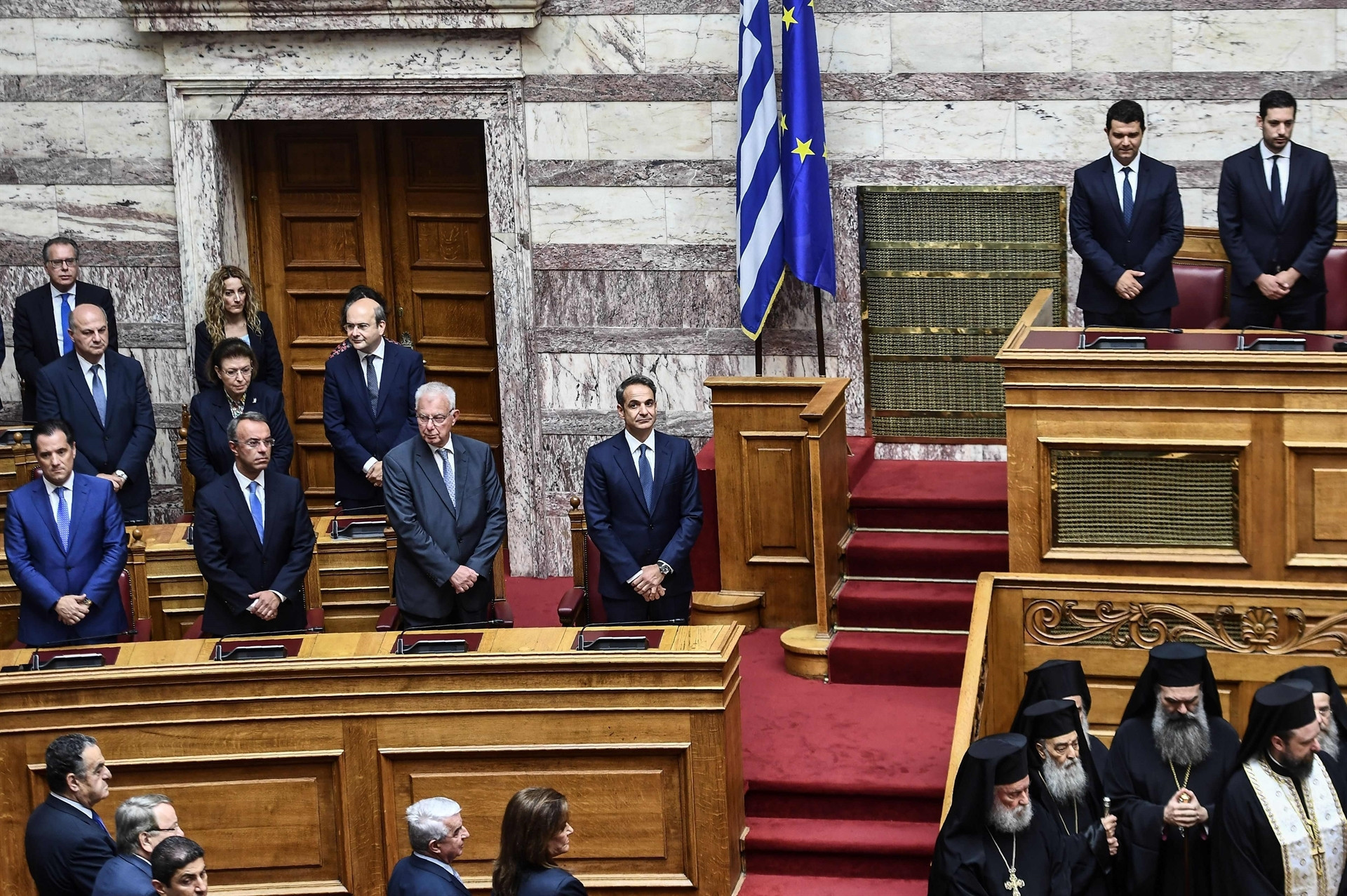 Yunan Meclisinde yemin töreni