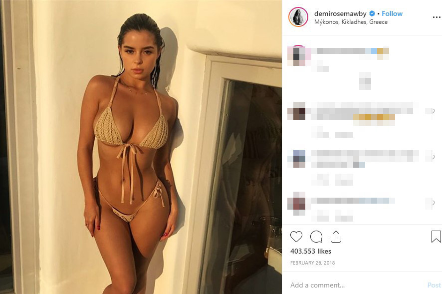 Demi Rose tatile doymadı